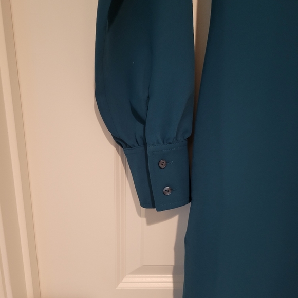 Alfani  Maxi  Elegant Green Dress   Size Small  # 133 - Picture 6 of 6